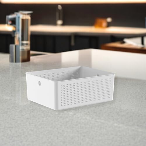 Ou Cesto Organizador Multiuso Branco Linha Flow