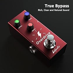 Sofadio Overdrive Guitar Pedal, True Bypass DC 9V