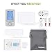 OasisSpace Tens Unit Independent Dual Channel Muscle Stimulator Machine with 10 Modes, 2