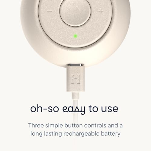 Hatch Rest Go | Portable Sound Machine for Babies & Kids | Sleep Soother Machine with 10 Calming Sleep Sounds | Rechargeable Travel Baby Sound Machine for Travel | Putty