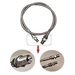 Stainless Steel PTFE Reinforced Hose, JIC-4 female