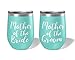 PDTXCLS Yasirona TANGDIAABBCC Damtoe Wedding Gifts for Parents Mother of The Bride and Groom Wine Tumblers - Set of 2