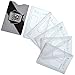 Heavy Duty Polycarbonate 2-Card ID Badge Holder - Vertical with Thumb Slots by Specialist ID (5 Pack with Bonus)
