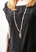 Christina Geometric Women's Fashion Lanyard Necklace with Swivel Clasp (Gold)