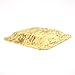 Bamboo Leaf Square Plate Approx 4.7