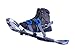 FLASHTEK 25'' Snowshoes for Men and Women Lightweight Snowshoes with Poles for Hiking and Heel Lift Riser for Mountaineering + Free Zippered Snowshoe Tote (Honeycomb Patterny)