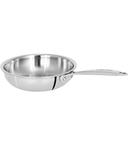 Amazon.com: Cristel Castel'Pro Mini Frying Pan Stainless Steel 12