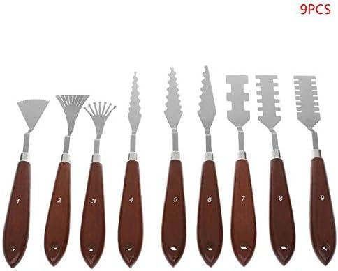Professional Stainless Steel Artist Oil Painting Palette Knife Spatula Paint Pallet Art