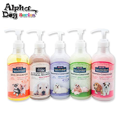 Alpha Dog Series Bright White Grooming Natural Dog Shampoo and