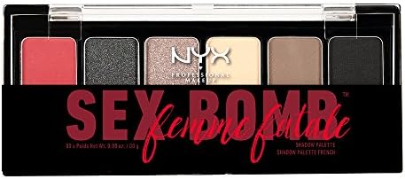 NYX PROFESSIONAL MAKEUPThe Sex Bomb Femme Fatale Shadow Palette, 0.21 Ounce