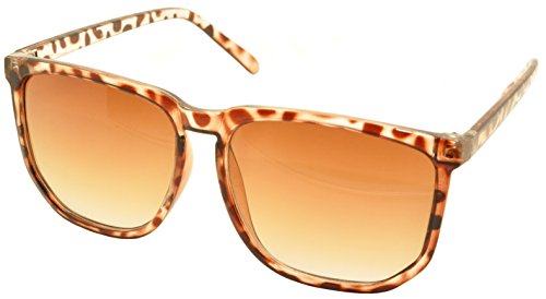 FancyG® Vintage Classic Inspired Style Sunglasses Frame UV400 Eye Protection Summer Eyewear - Leopard
