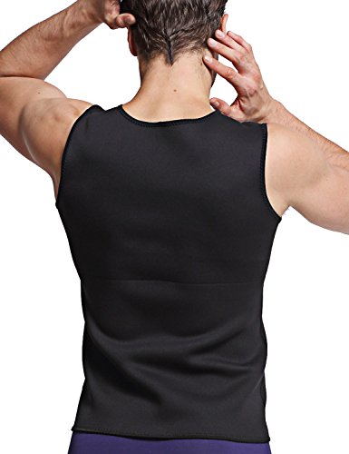 image for Hisweet Body Shaper for Men Tummy Neoprene Slimming Tank Top Vest Weig