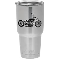 Cups drinkware tumbler sticker - Chopper - cool sticker decal