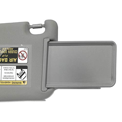 SAILEAD Sun Visor for Toyota RAV4 with Sunroof and Light 74320-42501-B2, for Year 2006 2007 2008 2009 2010 2011 2012 2013 (Right Passenger Side, Gray) - Thumbnail 4