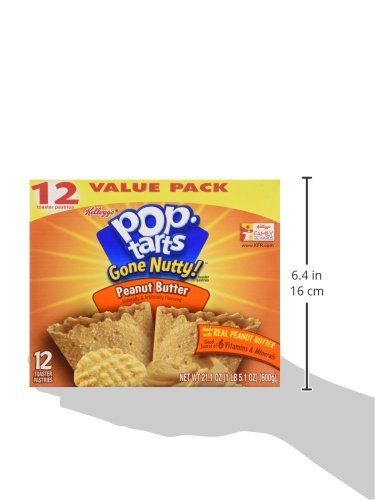 2 Peanut+Butter+Flavor+Toaster+Pastries
