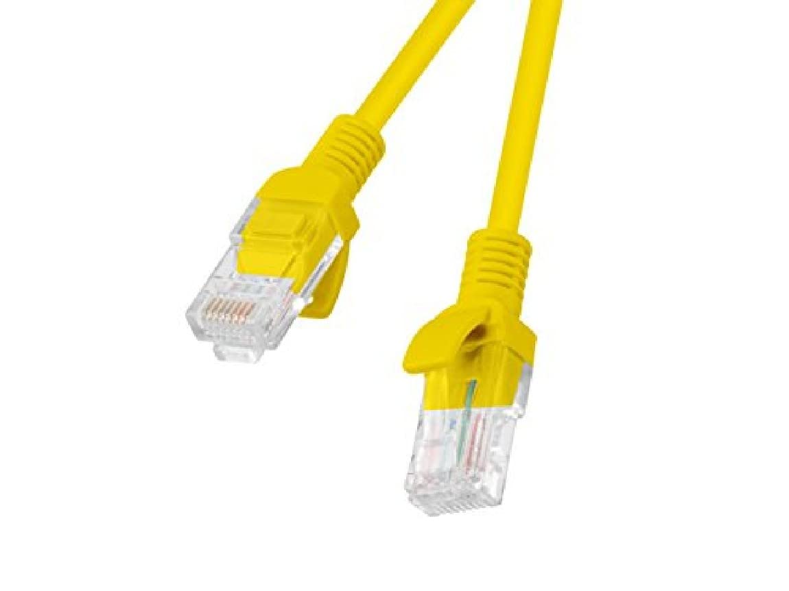lanberg PCU5/10cc/0050/Y Network Cable Cat. 5E UTP Patch Cable 0.5 m yellow