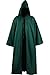 Men's Cosplay Cloak Robe Costume Halloween Tunic Hooded Uniform