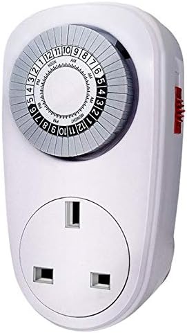 Sala-synth - 1pcs Mini Timer Switch Programmable Mechanical 125V Energy Saver 24 Hours EU/US/UK Plug
