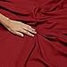 Nestl Burgundy Red Duvet Cover Queen Size - Soft Double Brushed Queen Duvet Cover Set, 3 Piece, with Button Closure, 1 Duvet Cover 90x90 inches and 2 Pillow Shams