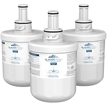 GLACIER FRESH DA29-00003G Water Filter Replacement for Samsung Refrigerator, NSF 42 Certified Cartridges Compatible with Samsung DA29 00003G, DA29-00003F, Aqua-Pure Plus DA29-00003B, HAFCU1(Pack of 3)