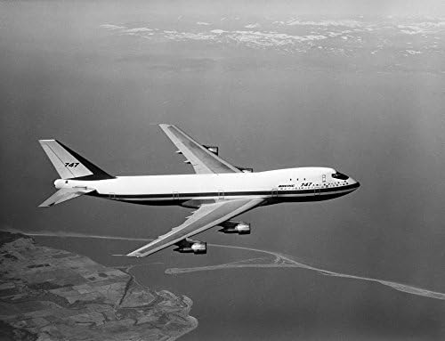 1960s Boeing 747 In Flight Poster Print By Vintage Collection (11 X 14)