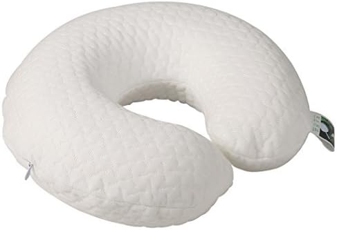 Latex Travel Pillow, Airplane U Shape Neck Support for Sleeping - with Removable Washable Soft Cover, Comfortable Neck Cushion for Men and Women Grey