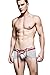 sandbank Men's Sexy Lingerie Cotton Tie Rope Cute Boxer Brief Underwear Panties (US M=Asian Tag XL,Grey#1)