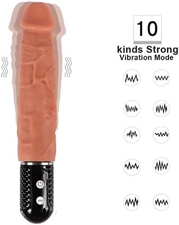 Vibrartor with 10 Powerful Vibration Modes for Women Couples Silicone Battery Model