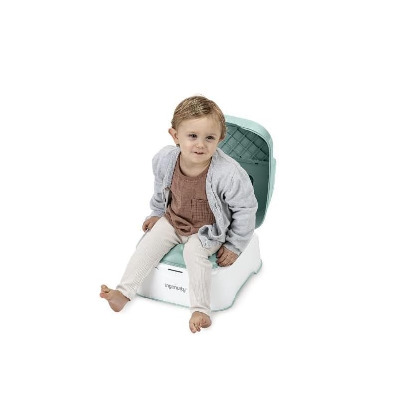 Ingenuity Prepare to Potty 3-in-1 System - Potty Training Toilet, Topper, Step Stool, Easy Setup, for Toddlers Ages 18 Months+