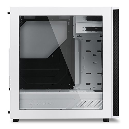 Sharkoon-M25-W-Caja-de-Ordenador-PC-Gaming-Semitorre-ATX-Acrlico-Blanco