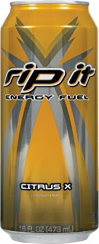 Shasta Beverages Rip It Citrus X Regular Energy Drink, 16 Ounce -- 24 per case. by Shasta Beverages