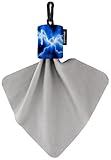 Alpine Innovations SPFD01-G4 Spudz Classic Microfiber Cloth and Screen Cleaner, Blue Lightning
