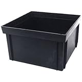 NDS 1216 12" No Bottom Catch Basin Riser, Black