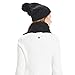 HANERDUN Women Girls Fashion Winter Warm Knitted Hat Beanie Hat Scarf Set Black