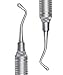 Pomee USA 702-601 Dental Acorn Burnisher #21C, Double-Ended (3.00mm & 3.70mm Tips), Ultra-Light, 9.5mm Hollow Handle, Composite & Amalgam Instrument for Carving, Contouring & Finishing