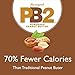PB2 Powdered Chocolate Peanut Butter with Cocoa - 4g of Protein, 90% Less Fat, Certified Gluten Free, Only 50 Calories per Serving for Shakes, Smoothies, Low-Carb, Keto Diets