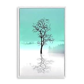 Framed Tree Home Artwork for Living Room Bedroom