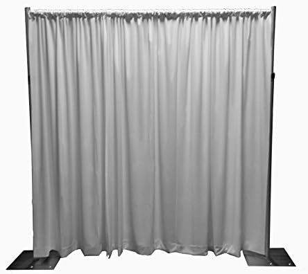 Adjustable Height Backdrop Kit- 7 to 12ft High x 7 to 12ft Wide (Silver)