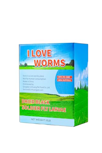 I LOVE WORMS Dried Black Soldier Fly Larvae