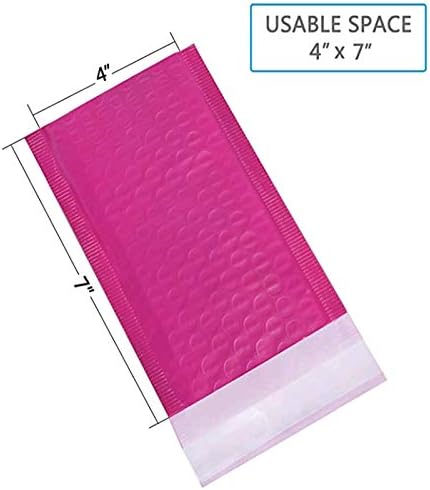 Inches Poly Bubble Mailers Self Seal Hot Pink Padded Envelopes