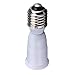 YiLighting Supplier E26 Socket Extender, Medium Base, White, 2-Pieces, 2.5 Inch Extension