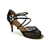 Misu Women's Lace Party Wedding Shoes Latin Salsa Tango Practice Ballroom Dance Shoes 3.3