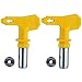 Jewboer 2 Pack Reversible Spray Tip Nozzle for Airless Paint Spray Guns and Airless Sprayer Spraying Machine (311)