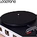 LoopTone 2 PCS Turntable Mat Anti-static Felt Record Player Slip Mat Designed for Clear and Live Sound Quality Universal to all LP Vinyl Record Players (20cm / 8in)