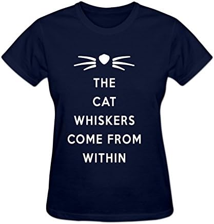 Ningfans Women's AOPO Dan And Phil Cat Whiskers tshirt S Blue