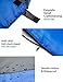viniper Sleeping Bag, Comfort Waterproof and Lightweight Envelope Sleeping Bag with Compression Sack Perfect for 4 Season Traveling, Camping, Hiking, Outdoor Fit Kid Women Men (Blue)