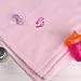 GiftsForYouNow Baby Girl Personalized Blanket, Embroidered Faux Minx Fabric, 30