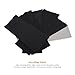 Marnur Microfiber Cloths Lint-free, Ultra-gentle Screen Cleaner and Lens Cleaner for Eyeglasses, Tablets, Cameras and Other Delicate Surfaces, 5 Black+1Grey Pack of 6