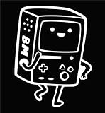 Adventure Time BMO WHITE Vinyl Car/Laptop/Window/Wall Decal