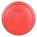 Pyrex 7402-PC Red Round Storage Replacement Lid Cover fits 6 & 7 Cup 7